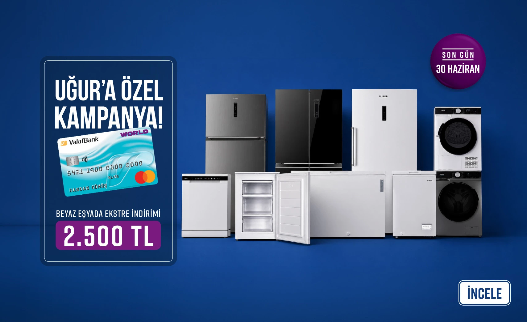 UĞUR’dan Ücretsiz 7 Yıl Garanti Kampanyası